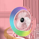 Generic Mini Portable Colourful Desktop Fan