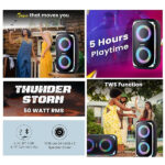 Gizmore T100 50W Bluetooth Party Speaker