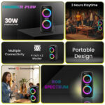 Gizmore T40 Thunder Play 30W Party Speaker