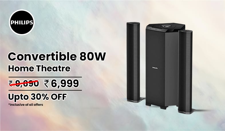 Philips MMS8085B/94 Convertible 80W Home Theatre