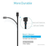Portronics Konnect Core Mini Long Micro USB Cable