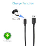 Portronics Konnect Core Mini Long Micro USB Cable