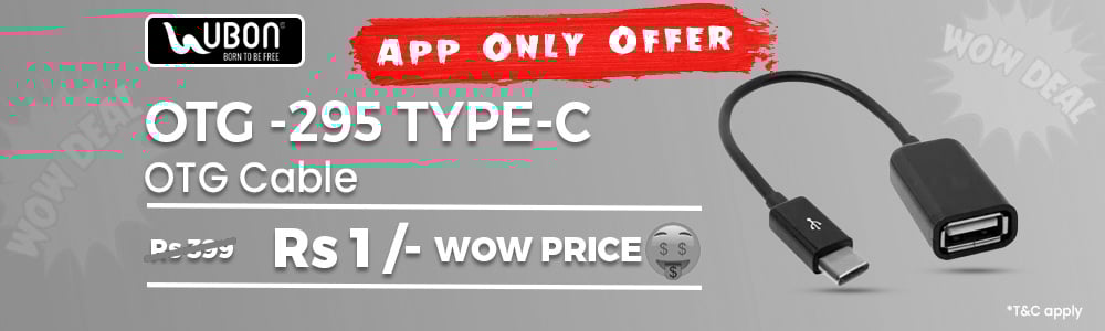 Wow Deal Ubon OTG 295 Otg cable Dekstop App Only Offer