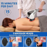 Double Head Heating Massager