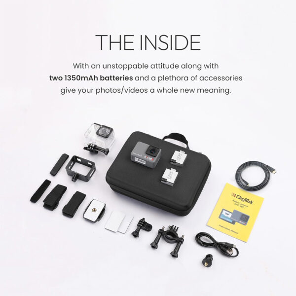 Digitek GoCAM DAC 002 5K Ultra HD Action Camera