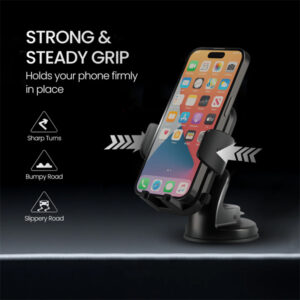 Portronics Clamp M4 Car Phone Holder Stand