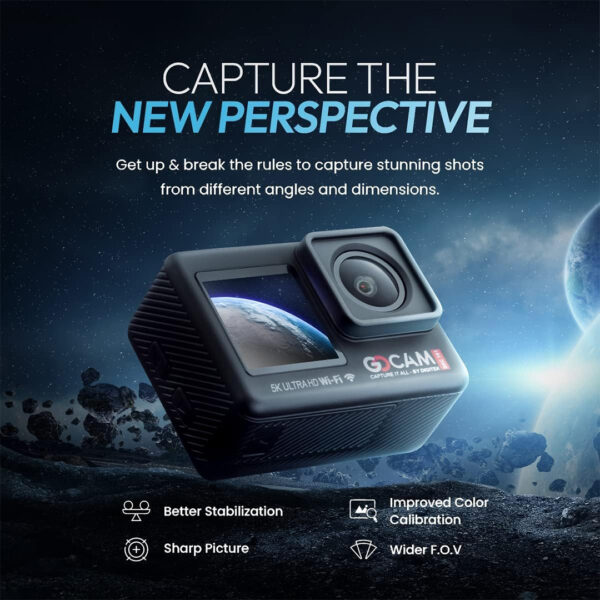 Digitek GoCAM DAC 101 5K Ultra HD Action Camera