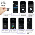 Zebronics Loshall Smart Finder Tag black
