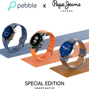 Pebble X Pepe 1.39" Bluetooth Calling Smartwatch