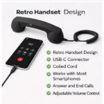 Coco Phone Retro Radiation Protection Wired Receiver with Type-C Jack