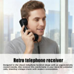 Coco Phone Retro Radiation Protection Wired Receiver with Type-C Jack