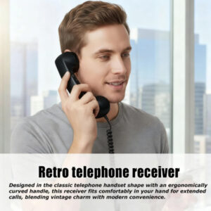 Coco Phone Retro Radiation Protection Wired Receiver with Type-C Jack