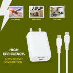 ERD TC-233 USB-C Charger With USB-C TO C Cable 33W