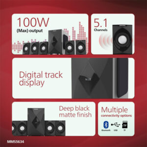 Philips MMS5634 5.1 Bluetooth Speaker
