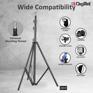 Digitek DLS-9FT Lightweight Light Stand