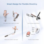 Digitek DTR 470SS Foldable Tripod With Wireless Remote