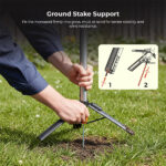 Digitek DTR 470SS Foldable Tripod With Wireless Remote