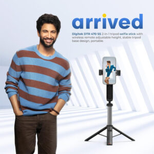 Digitek DTR 470SS Foldable Tripod With Wireless Remote