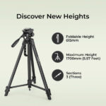 Digitek DTR 550 Foldable Tripod With Phone Holder