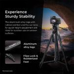 Digitek DTR 550 Foldable Tripod With Phone Holder