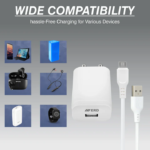 ERD TC-221 USB-A QC Charger With Micro Cable