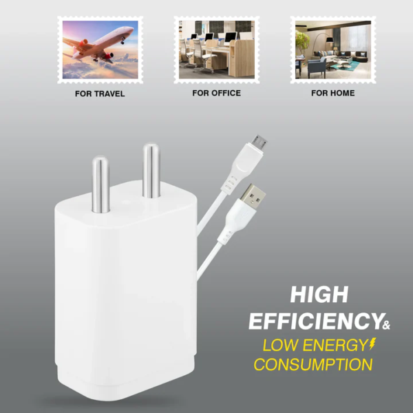 ERD TC-221 USB-A QC Charger With Micro Cable