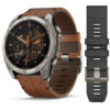 Brown leather