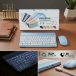 Generic Wireless Bluetooth Keyboard & Mouse Combo Kit