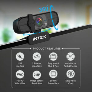 Intex Web Pro Vision 360 Rotation Webcam