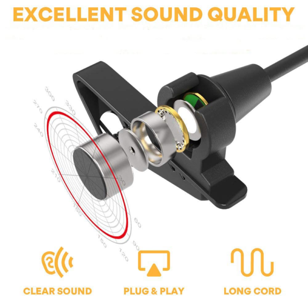 MAONO AU-400 Lavalier Auxiliary Omnidirectional Microphone
