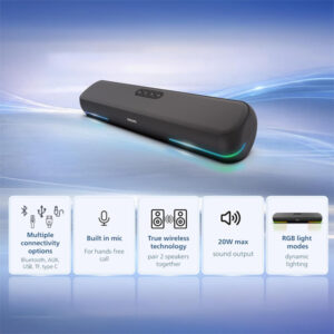 Philips TAB4120BK/94 Wireless Bluetooth Soundbar