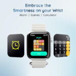 Pebble Frost Pro 1.96'' Display Smart Watch