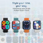 Pebble Frost Pro 1.96'' Display Smart Watch