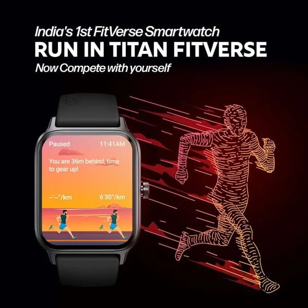 Titan Traveller 1.78" Superior AMOLED Display Smart Watch