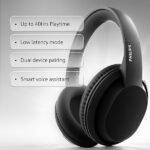Philips TAH4050 Wireless Bluetooth Headphones with Mic