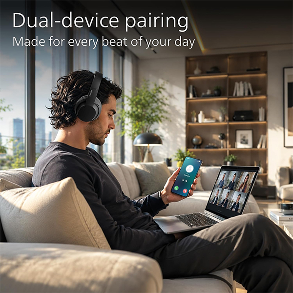 Philips TAH4050 Wireless Bluetooth Headphones with Mic