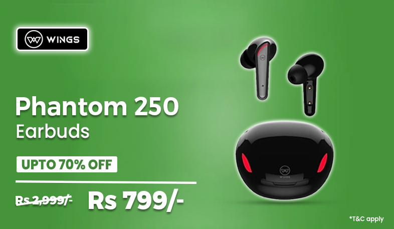 Wings Phantom 250 Earbuds With Game Mode