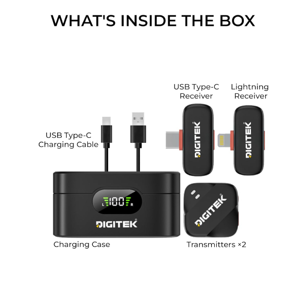 Digitek DWM-125 2-in-1 Wireless Microph