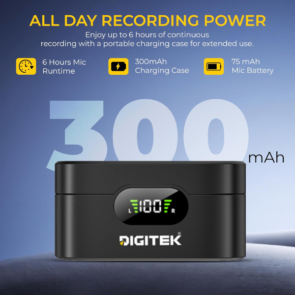 Digitek DWM-125 2-in-1 Wireless Microphone