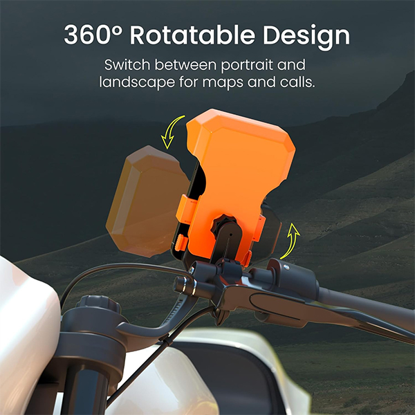 Portronics Mobike 4 Plus Handlebar Mount Mobile Holder