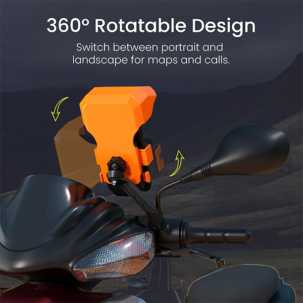 Portronics Mobike 5 Plus Mobile Holder For Scooters & Scooties