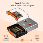 Portronics Bridge X USB 3.0 Type C to USB OTG Adapter