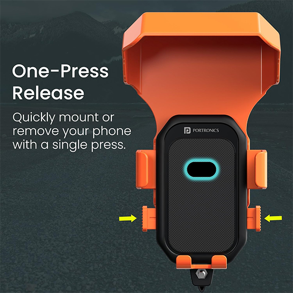 Portronics Mobike 4 Plus Handlebar Mount Mobile Holder