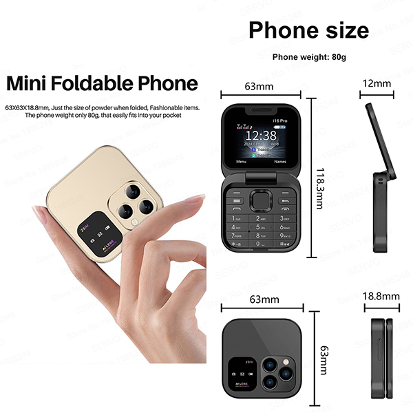 Samsung i16 Pro Mini Flip Phone