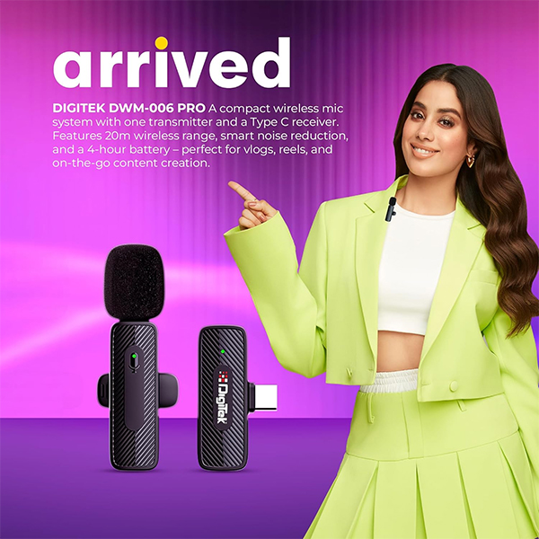 Digitek DWM-006 Pro Wireless Microphone