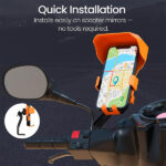 Portronics Mobike 5 Plus Mobile Holder For Scooters & Scooties