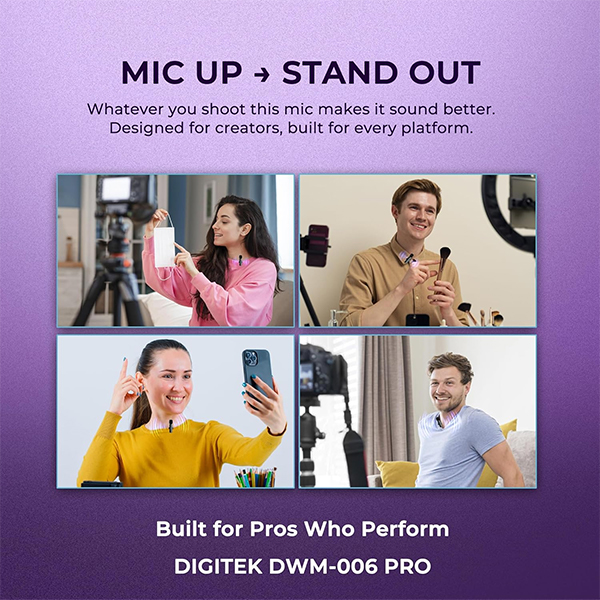 Digitek DWM-006 Pro Wireless Microphone
