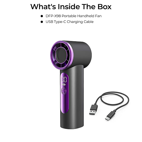 Digitek DFP-X98 Portable Handheld Fan