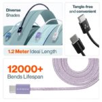 Ambrane ABCC-60 C To C 60W Cable