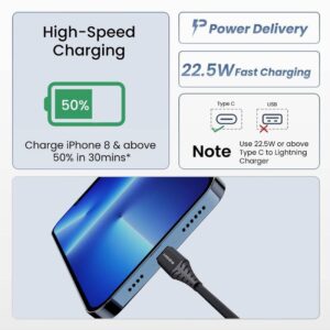 Ambrane ABTL-125 Type-C to Lightning USB Cable